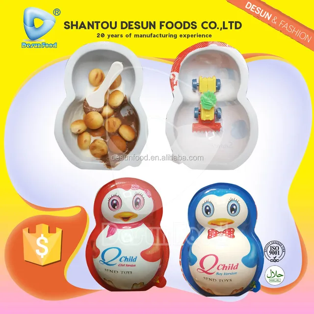 snowman design chocolate biscuit toy egg