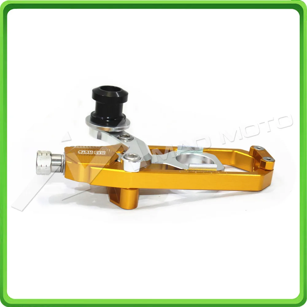Chain Tensioner Adjuster with bobbins for HONDA CBR 1000 RR CBR1000RR 2008 2009 2010 2011 2012 2013 2014 2015 2016 Gold&Silver (9)
