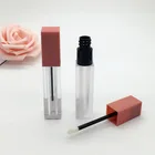 for Cosmetics Lipstick Tube Clear Hot Sale 6ml Square Liquid Lipstick Lip Gloss Tube Container with Clear Bottle