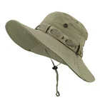 Wholesale New Summer Custom Funky Safari Fisher Hiking Unisex Bucket Hats