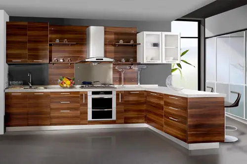 Moderno Gabinete De Cocina De Estilo Europeo,De Lujo De Gabinete De La