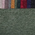 Color custom textilse dyed jersey stoff brushed fleece loose knitted fabric
