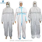 Free Samples Cheap Waterproof Disposable White Coverall Suit
