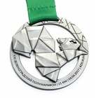 Custom Made Decorative Embossed Zinc Alloy Ballet Engraved Sport Decorative Souvenir Metal Casting Medal Medallion