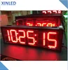 Best price indoor outdoor countdown time clock temperature 88:88 88:88:88 digital number led sign 5" 6" 8" 10" 12" 16" 20" 24"