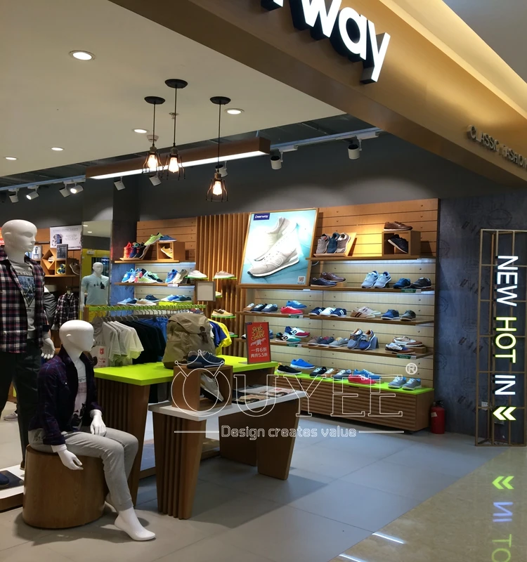 Good Quality Retail Shoe Display Ideas Decoration For Shoe Shop