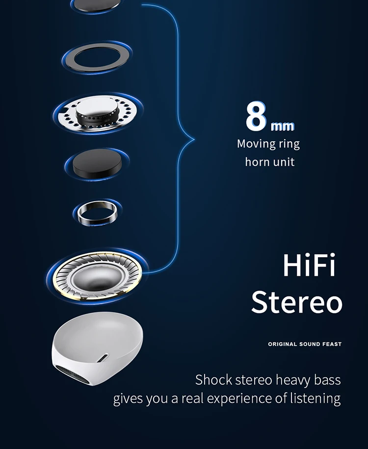Joyroom ipx7 for Apple iPhone mini bluetooths wireless earbuds with charging case - ANKUX.COM