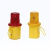 colorful led flashing traffic cone warning light with 4R25 6V battery