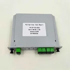 High reliability tray plug in type mounted easy to insert and pull out 8 16 1x6 fiber optical plc splitter