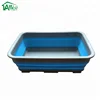 Allife Eco-friendly Good quality silicone Plastic Collapsible Folding Washing Up Bowl