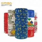 Customized Polyester Microfiber Tube Printed Riding Summer Neck Scarf Bandana
