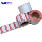 blank barcode printing/printed labels, roll qr code label paper, custom adhesive sticker