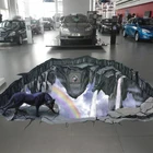 magic 3d waterproof parquet art decoration floor sticker