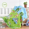 Bright Color Handmade Patchwork Bedding Sets Children Quilts Baby Home kingdom garden duvet cover