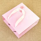 Custom print biodegradable boutique shopping paper bags