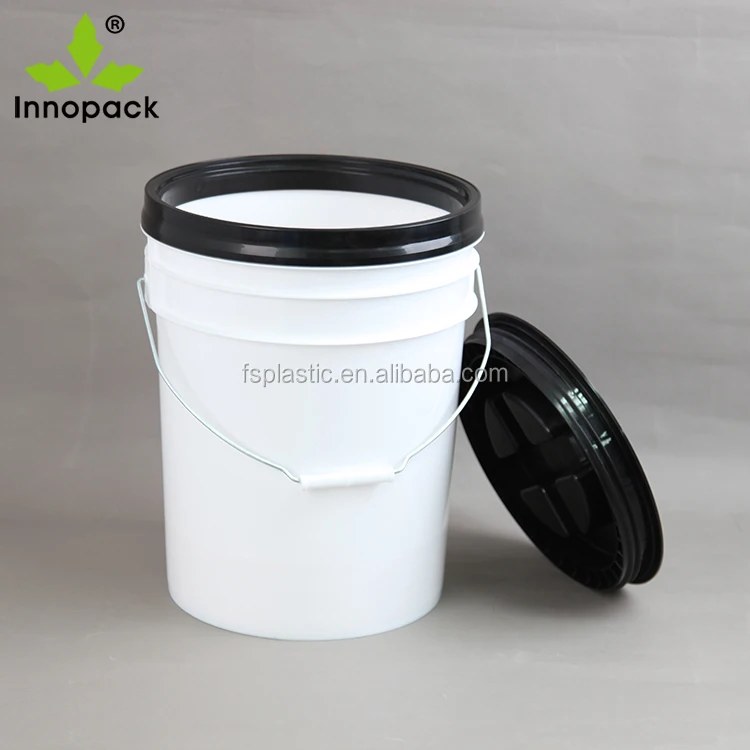 clear 5 gallon plastic pail detailing bucket with Gamma Seal Lid With Grid, View detailing