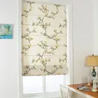 most popular morden natural coloured fabric roman blind component