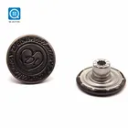 SK 28L Engraved Logo Copper Shank Tape Jewelry Snap Button
