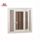 High Grade Standard Large Glass Plastic Steel Window Australian Standard Double Glazed Horizontal Sliding Windows