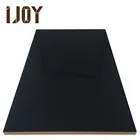 Wood Fiber High Gloss Uv Board Uv Board 9mm Black Color High Gloss Uv Black Mdf Board Manufacturer