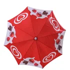 Sansan branded custom beach uv sun 1.8m standard size promotion umbrella with logo printing