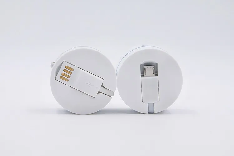 High quality retractable charging cable 3 in 1 usb charging cable round box usb charging cable - ANKUX.COM