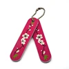 children use mini nail file,baby nail files,mini Rose red color keychain nail file