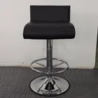 2019 new design PU seat swivel adjustable metal bar stool