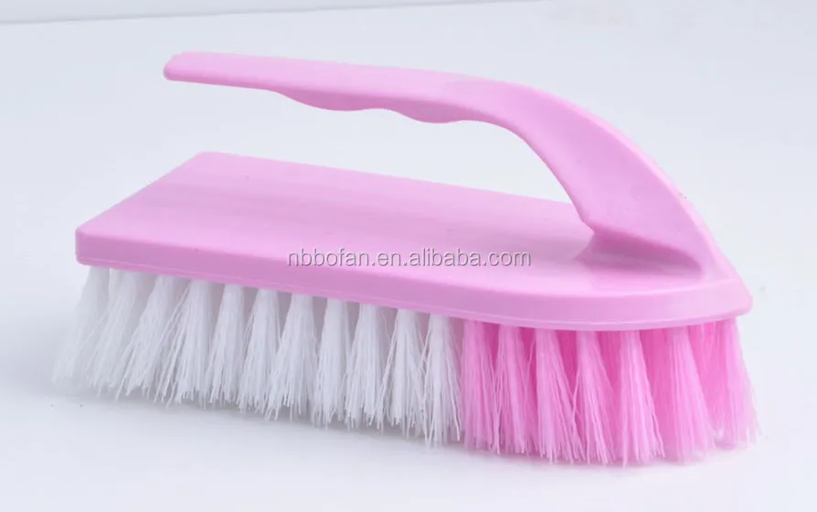 hand iron brush Household Cloth Washing Brush Dual-use Scrubbing Brush for Clothes Underwear Shoes Plastic Soft Cleaning Tool