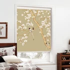 3D flower printing shades blackout roller blinds