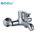 (Z8223-3) Boou zinc single handle wall mounted shower bath mixer taps