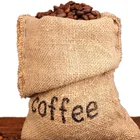 2019 New products Natural jute linen Drawstring bag for coffee beans