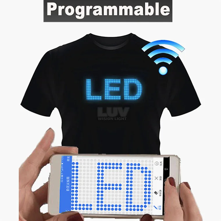 led t shirt panel