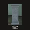 white marble machine carved indoor decorative square pillar
