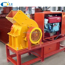 Factory price portable small stone rock diesel hammer crusher