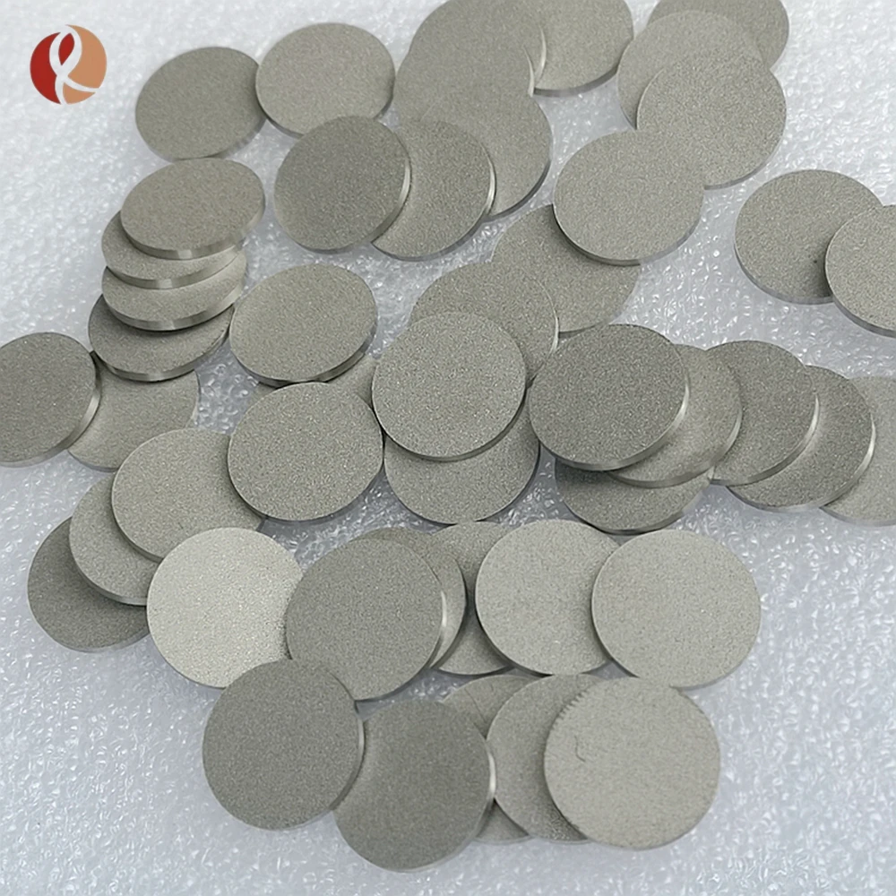 60mm sintered titanium plate filter disc for water filter