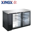 2 Glass swing door Back Bar Cooler, commercial fridge_UBB-2G-HC