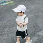 Hot sale fashion baby boy clothing sets 2pcs t-shirt + shorts 1961