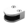 Rubber Gasket Glass Clamp Support For Frameless Railing