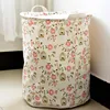 Large Home Dirty Clothes Drawstring Foldable Laundry Basket