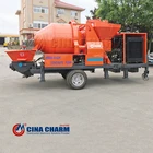 manufacturer supply high quality diesel power concrete mixer with pump with ISO certificate