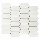 Thickness Hexagon Backsplash Tiles For Wall Decoration In China Thassos White Mosaic Tile Kitchen