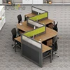 KU-SK6 Office Cubicle Computer Workstations Counter Partitions