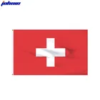 Wholesale 3x5ft 100% Polyester JOHNIN Red Cross Switzerland Flag