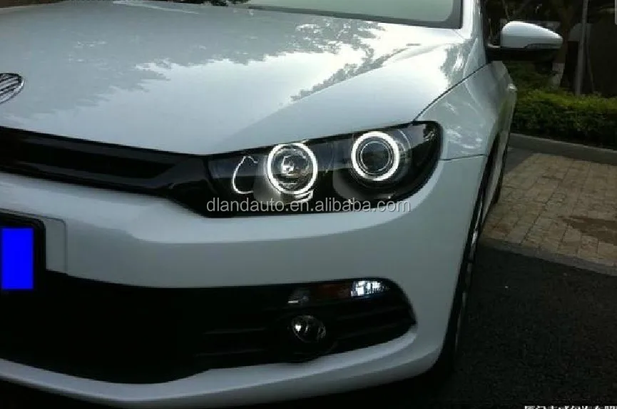 Dland Scirocco Angel Eye Headlamp Headlight,With Evil Eye And Bixenon