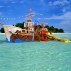 Water Playground Pirate Ship Design Theme Park Equipment