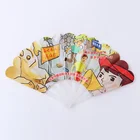 Custom Folding Fan Plastic Folding Hand Fans Custom Printed Cartoon Plastic Advertising Decorative Folding Hand Fan