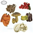 Home decor polyresin vegetables shape fridge magnets