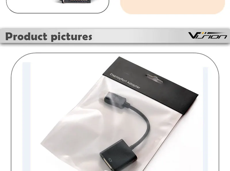 Display Port Male to DVI Female Cable Adapter Converter - ANKUX.COM