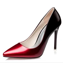 H10054B 2018 fashion girls high heel shoes pencil heels women shoe